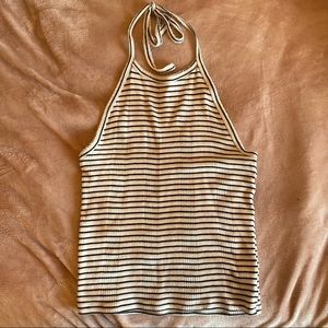Stripped halter tank